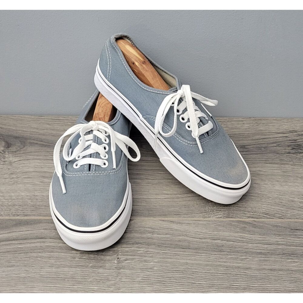 Vans Authentic Unisex Low Top Canvas Shoe Sneaker US Men 6.5 US Womens 8 Gray